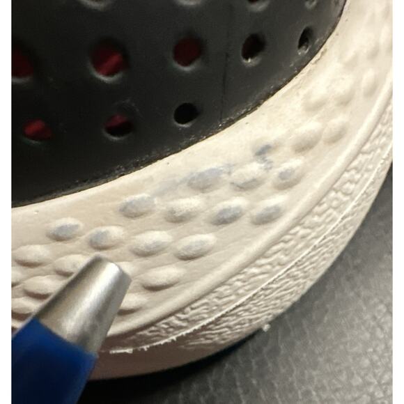 Crocs LiteRide Pacer Black Rubber Mesh Lace Up Shoes Sneakers 205234 Size W8 - Picture 6 of 6